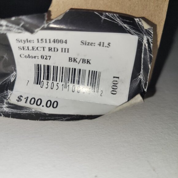 Pearl Izumi Select RD III Men's EU 41.5 US8 Black Road Cycling Shoe New - Picture 3 of 13